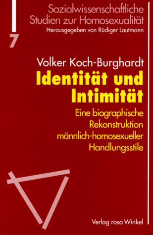 Cover for Identität und Intimität