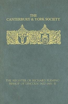 Cover for The Register Of Richard Fleming Bishop Of Lincoln 142031
