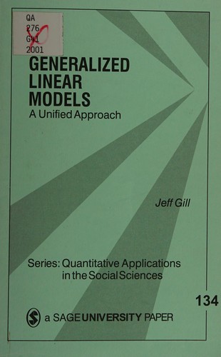 Cover for Generalized linear models