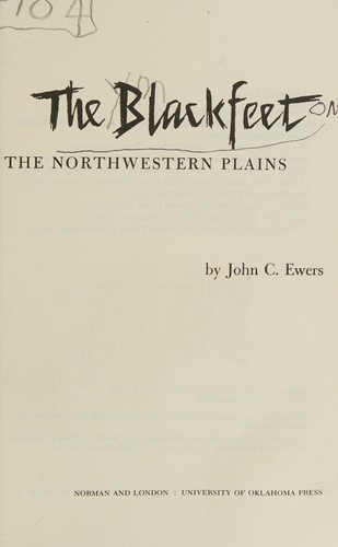 Cover for The Blackfeet