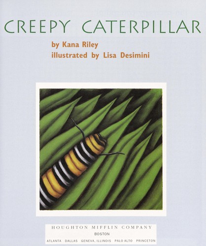 Cover for Creepy caterpillar