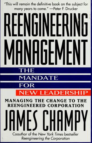 Cover for Reengineering management