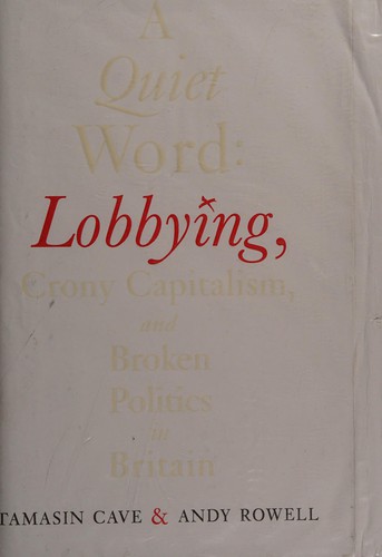 Cover for A quiet word