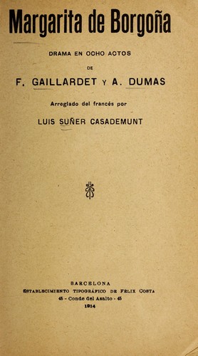 Cover for Margarita de Borgon a