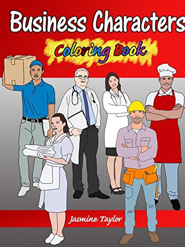 Cover for Business Character Coloring Book