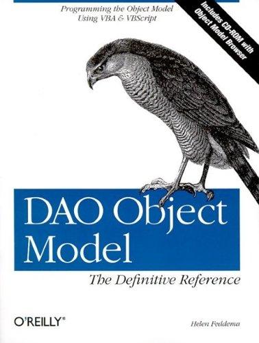 Cover for DAO object model