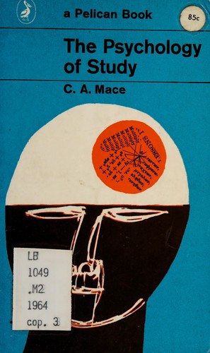 Cover for The psychology of study. --
