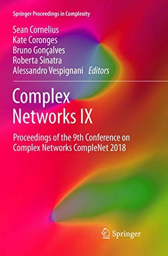 Cover for Complex Networks IX