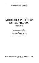 Cover for Artículos políticos en "El Piloto" (1839-1840)