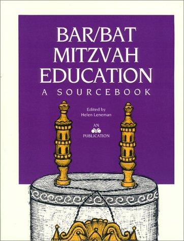 Cover for Bar/Bat Mitzvah Education