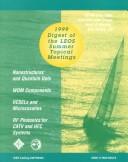 Cover for 1999 digest of the LEOS Summer Topical Meetings