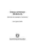 Cover for Chalcatzingo, Morelos
