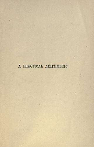 Cover for A practical arithmetic