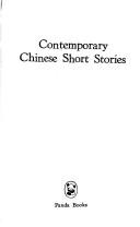 Cover for Contemporary Chinese short stories.