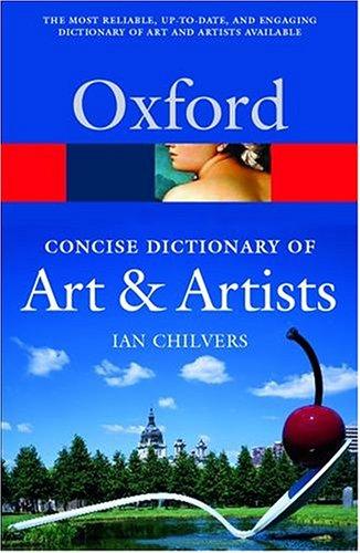 Cover for The concise Oxford dictionary of art and artists