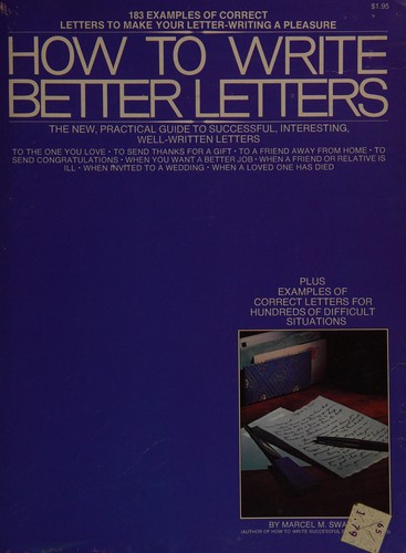 Cover for How to Write Better Letters