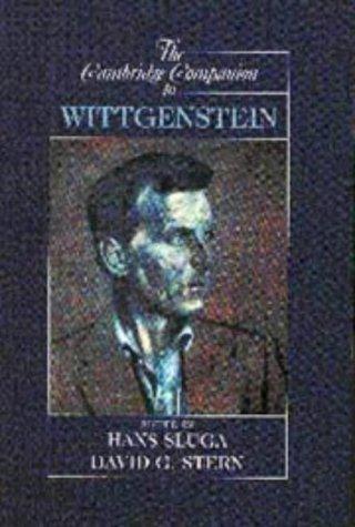 Cover for The Cambridge companion to Wittgenstein