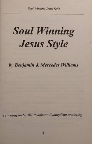Cover for Soul Winning Jesus Style