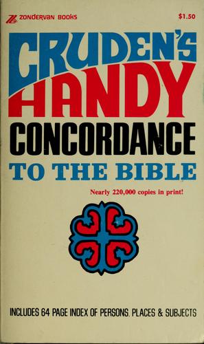 Cover for Cruden's handy concordance