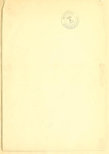 Cover for Outline of the genealogy of the first four generations of the Branner family in Virginia.