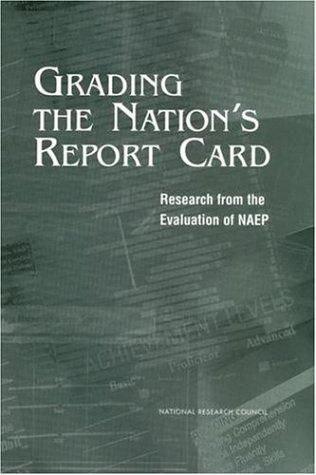 Cover for Grading the Nation's Report Card