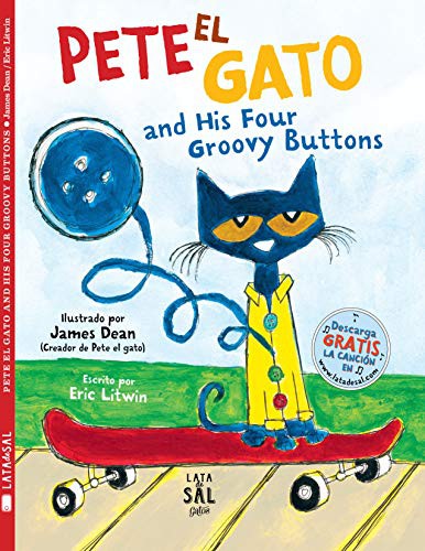 Cover for Pete el gato and his four groovy buttons