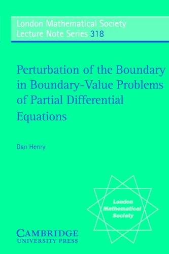 Cover for Perturbation of the Boundary in Boundary-Value Problems of Partial Differential Equations