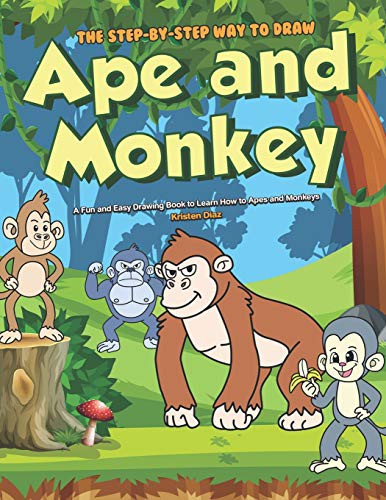Cover for The Step-by-Step Way to Draw Ape and Monkey