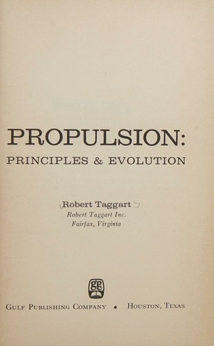 Cover for Marine propulsion: principles & evolution.