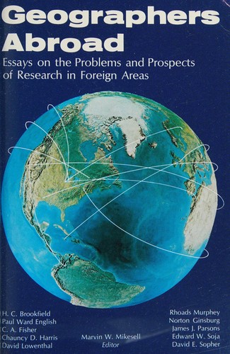 Cover for Geographers abroad