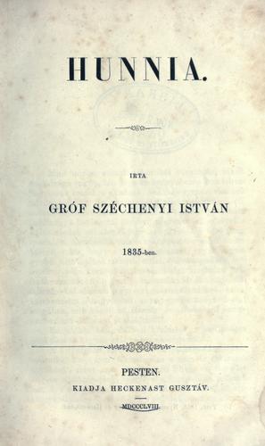 Cover for Töredékek gróf Széchenyi István fennmaradt kézirataiból.