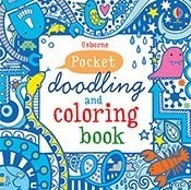 Cover for Pocket Doodling and Coloring Book - blue