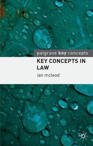 Cover for Key Concepts in Law