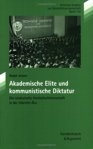 Cover for Akademische Elite und kommunistische Diktatur