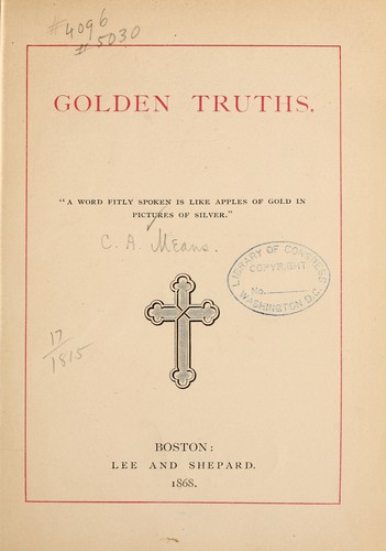 Cover for Golden truths
