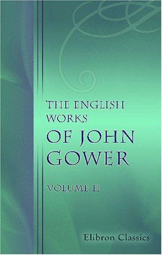 Cover for The English Works of John Gower