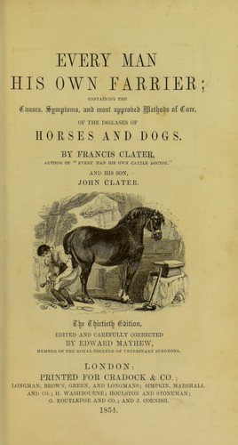 Cover for Every man his own farrier