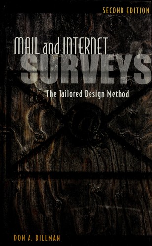 Cover for Mail and internet surveys