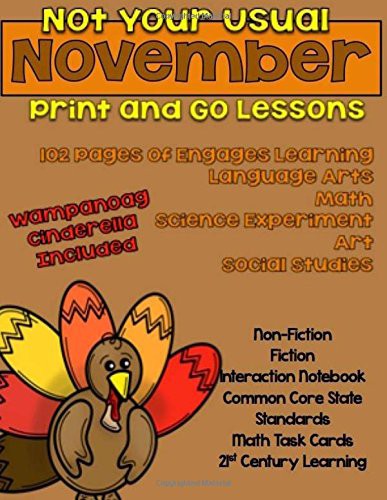 Cover for Not Your Usual November Print and Go Lessons