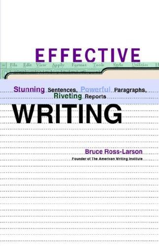 Cover for Effective Writing