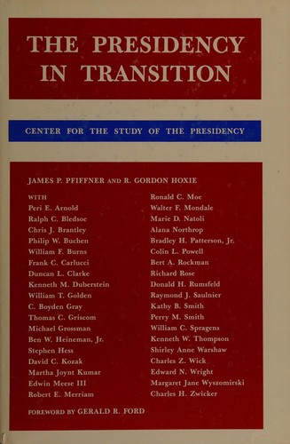 Cover for The Presidency in transition