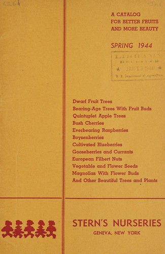 Cover for A catalog for better fruits and more beauty