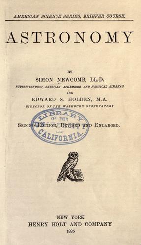 Cover for Astronomy