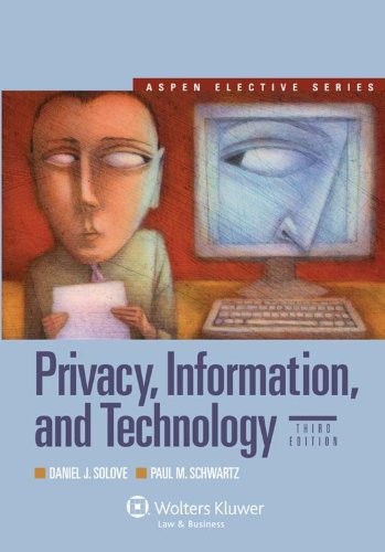Cover for Privacy, information, and technology