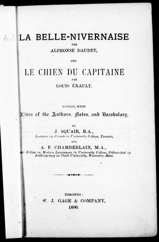 Cover for La belle-nivernaise; and; Le chien du capitaine