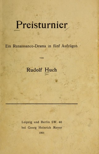 Cover for Preisturnier