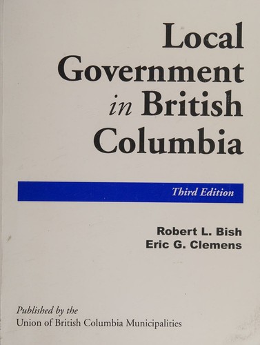Cover for Local government in British Columbia