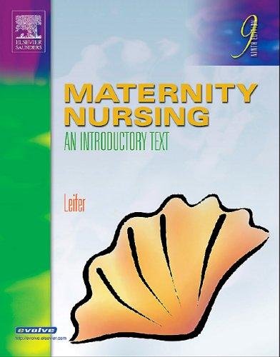 Cover for Maternity nursing