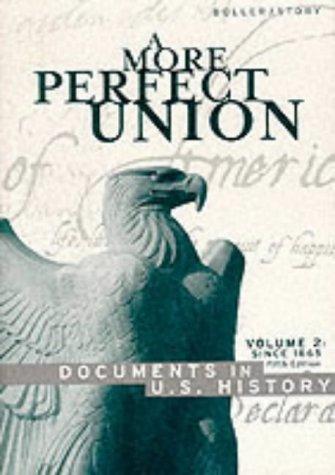 Cover for A More Perfect Union