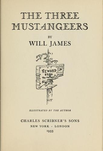 Cover for The three mustangeers